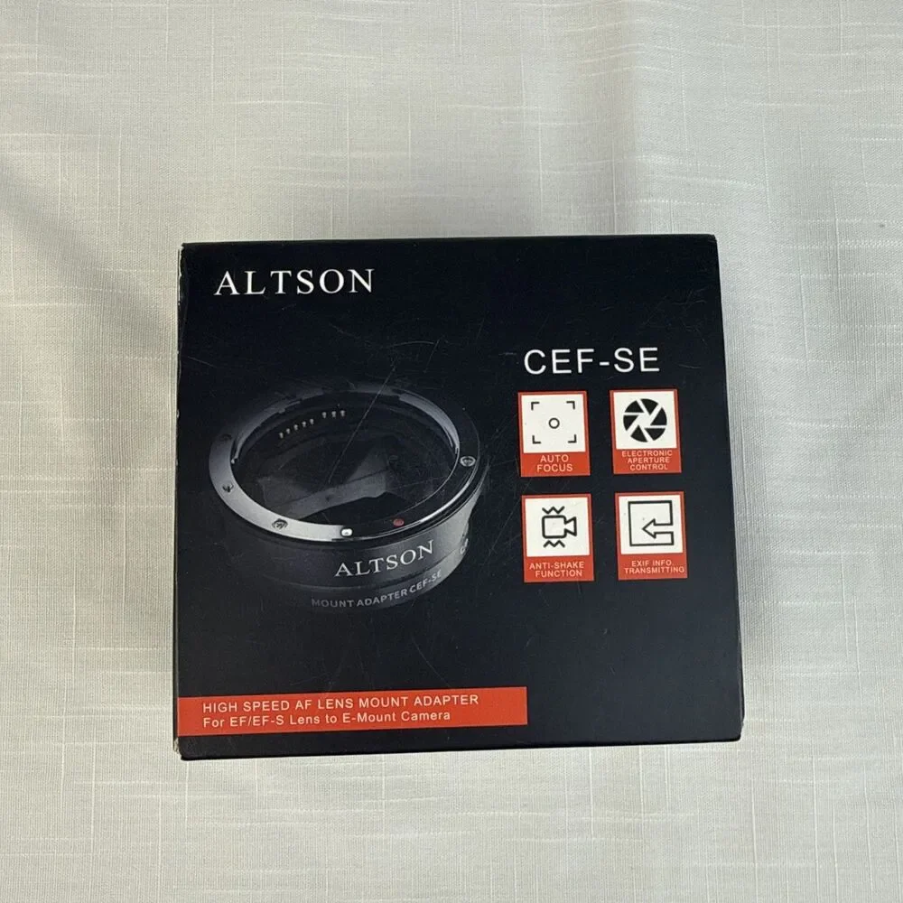 Altson CEF-SE Camera Lens Mount Adapter Auto Focus Canon EF EF-S lens for Sony E